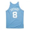 MITCHELL & NESS LOS ANGELES LAKERS KOBE BRYANT 04-05'#8 ALT. AUTHENTIC JERSEY LIGHT BLUE