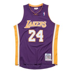   MITCHELL & NESS LOS ANGELES LAKERS KOBE BRYANT 06-07' #24 AUTHENTIC JERSEY PURPLE