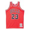 MITCHELL & NESS NBA CHICAGO BULLS MICHAEL JORDAN AUTHENTIC JERSEY RED