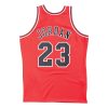 MITCHELL & NESS NBA CHICAGO BULLS MICHAEL JORDAN AUTHENTIC JERSEY RED