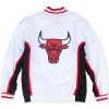 MITCHELL & NESS NBA CHICAGO BULLS 1992-93' AUTHENTIC WARM UP JACKET WHITE
