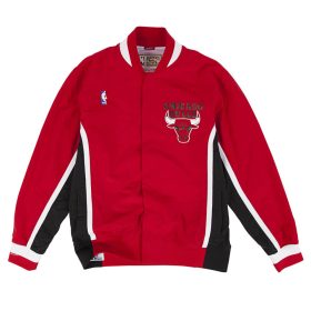   MITCHELL & NESS NBA CHICAGO BULLS 1992-93' AUTHENTIC WARM UP JACKET SCARLET