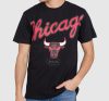 Mitchell & Ness NBA Maxxed Out Tee Emea Chicago Bulls Black