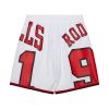 Mitchell & Ness NBA Maxxed Out Fashion Shorts Chicago Bulls Dennis Rodman White