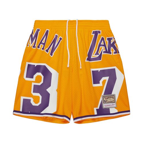 Mitchell & Ness NBA Maxxed Out Fashion Shorts Los Angeles Lakers Dennis Rodman Yellow