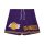 Mitchell & Ness NBA Team Origins 7In Mesh Shorts Vintage Logo Los Angeles Lakers Purple M