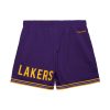Mitchell & Ness NBA Team Origins 7In Mesh Shorts Vintage Logo Los Angeles Lakers Purple M
