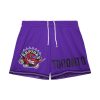 Mitchell & Ness NBA Team Origins 7In Mesh Shorts Vintage Logo Toronto Raptors Purple