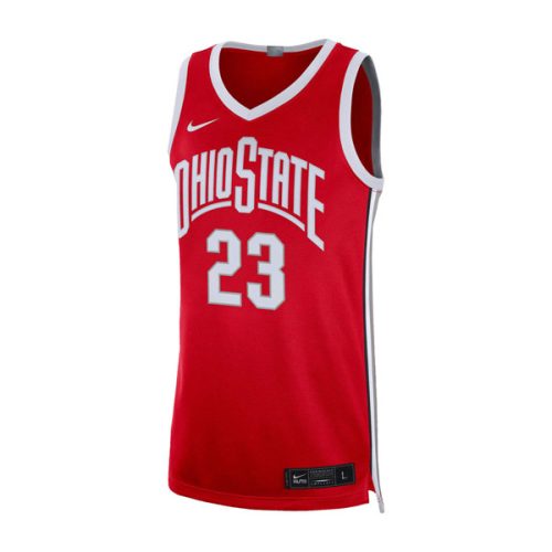Nike Dri-FIT College Ohio State LeBron James Limited Jersey Red M