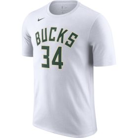   NIKE X NBA GIANNIS ANTETOKOUNMPO MILWAUKEE BUCKS ESSENTIALS TEE WHITE/ANTETOKOUNMPO G
