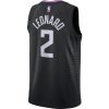 JORDAN NBA KAWHI LEONARD LOS ANGELES CLIPPERS SWINGMAN JERSEY BLACK/UNIVERSITY RED/LEONARD KAWHI