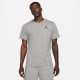 Jordan M J Jumpman EMB SS Crew Carbon Heather/Black M