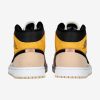 AIR JORDAN 1 MID SE WMNS PARTICLE BEIGE/BLACK-MTLC RED BRONZE