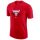 NIKE CHICAGO BULLS DRI-FIT ESSENTIALS FTPK LOGO TEE UNIVERSITY RED