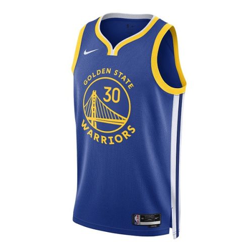 Nike Dri-FIT Golden State Warriors Stephen Curry Icon Edition 2022/23 Swingman Jersey Blue XXL