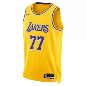   Nike Dri-FIT NBA Los Angeles Lakers Icon Edition 2022/23 Luka Doncic Swingman Jersey Yellow