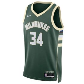   Nike Dri-FIT NBA Milwaukee Bucks Icon Edition 2022/23 Swingman Jersey Green