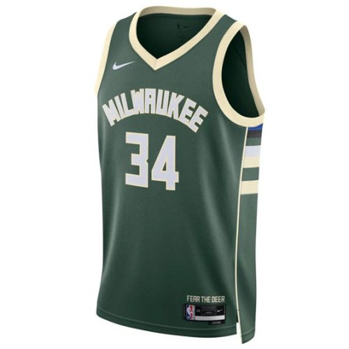 Nike Dri-FIT NBA Milwaukee Bucks Icon Edition 2022/23 Swingman Jersey Green XL