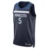 Nike Dri-FIT NBA Minnesota Timberwolves Icon Edition 2022/23 Anthony Edwards Swingman Jersey Navy