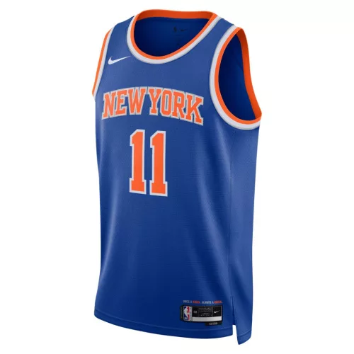 Nike Dri-FIT NBA New York Knicks Icon Edition 2022/23 Jalen Brunson Swingman Jersey Rush Blue