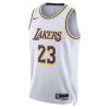 Nike Dri-FIT LeBron James Los Angeles Lakers Association Edition 2022/23 Swingman Jersey White L