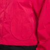 JORDAN WOMENS HERITAGE WOVEN SOLID JACKET MYSTIC HIBISCUS/BLACK