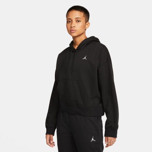 JORDAN WOMENS ESSENTIALS FLEECE CORE HOODIE BLACK