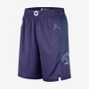 Jordan Dri-FIT NBA Swingman Charlotte Hornets Statement Edition Shorts New Orchid/Rapid Teal M