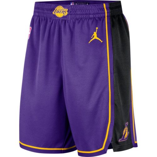 Jordan Dri-FIT NBA Swingman Los Angeles Lakers Statement Edition Shorts Field Purple/Amarillo