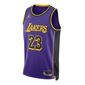   Jordan Dri-FIT Los Angeles Lakers LeBron James Statement Edition Swingman Jersey Purple