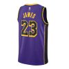Jordan Dri-FIT Los Angeles Lakers LeBron James Statement Edition Swingman Jersey Purple XS