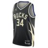 Jordan Dri-FIT NBA Milwaukee Bucks Giannis Antetokounmpo Statement Edition 2022 Swingman Jersey Black S