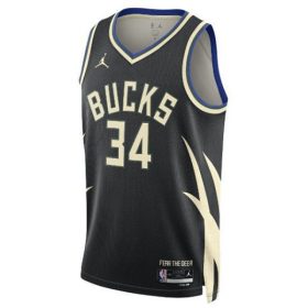   Jordan Dri-FIT NBA Milwaukee Bucks Giannis Antetokounmpo Statement Edition 2022 Swingman Jersey Black