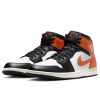 Jordan 1 Mid Black Toe Starfish Starfish/White/Sail/Black 41
