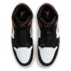 Jordan 1 Mid Black Toe Starfish Starfish/White/Sail/Black 41