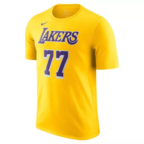 Nike NBA Luka Doncic Los Angeles Lakers Icon Edition Tee Yellow
