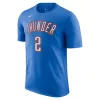 Nike NBA Oklahoma City Thunder Shai Gilgeous-Alexander Icon NN Tee Blue L