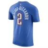 Nike NBA Oklahoma City Thunder Shai Gilgeous-Alexander Icon NN Tee Blue L