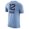Jordan NBA Memphis Grizzlies Ja Morant Statement Edition Tee Blue XXL