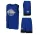 NBA Golden State Warriors Tank & Short Poly Interlock Set Blue