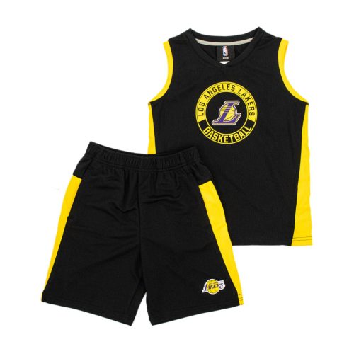 Nike NBA Los Angeles Lakers The Leader Muscle Tee&Short Se Black