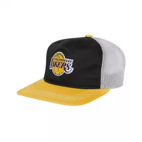   Los Angele Lakers Trucker Meshback Flatbrim Slouch Kids Cap Multicolor