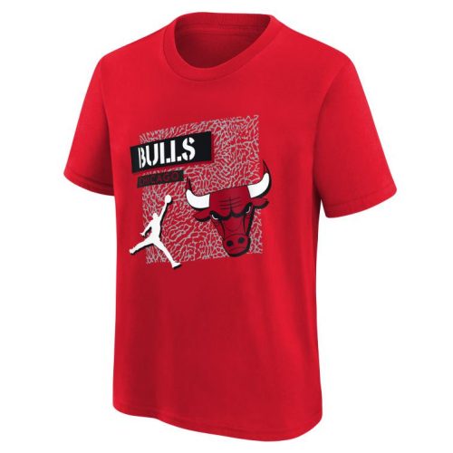 Jordan NBA Chicago Bulls Nk Es Jdn Statement SS Tee University Red