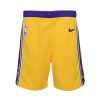 Nike NBA Los Angeles Lakers  Replica Short Yellow 5-6YR