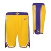Nike NBA Los Angeles Lakers Boys Icon Swingman Short Yellow