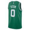 NIKE NBA BOSTON CELTICS JAYSON TATUM BOYS ICON SWINGMAN JERSEY CLOVER