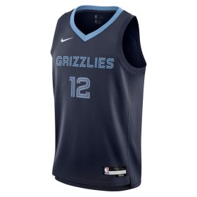   NIKE NBA MEMPHIS GRIZZLIES JA MORANT BOYS ICON SWINGMAN JERSEY COLLEGE NAVY