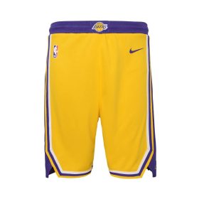   NIKE NBA LOS ANGELES LAKERS BOYS ICON SWINGMAN SHORT AMARILLO