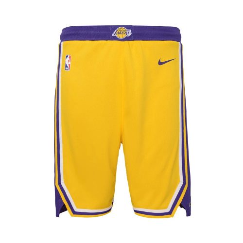 NIKE NBA LOS ANGELES LAKERS BOYS ICON SWINGMAN SHORT AMARILLO