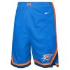 Nike NBA Oklahoma City Thunder Icon Edition Shorts Blue M